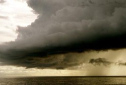 Arctic melt-water leads to enhanced storms